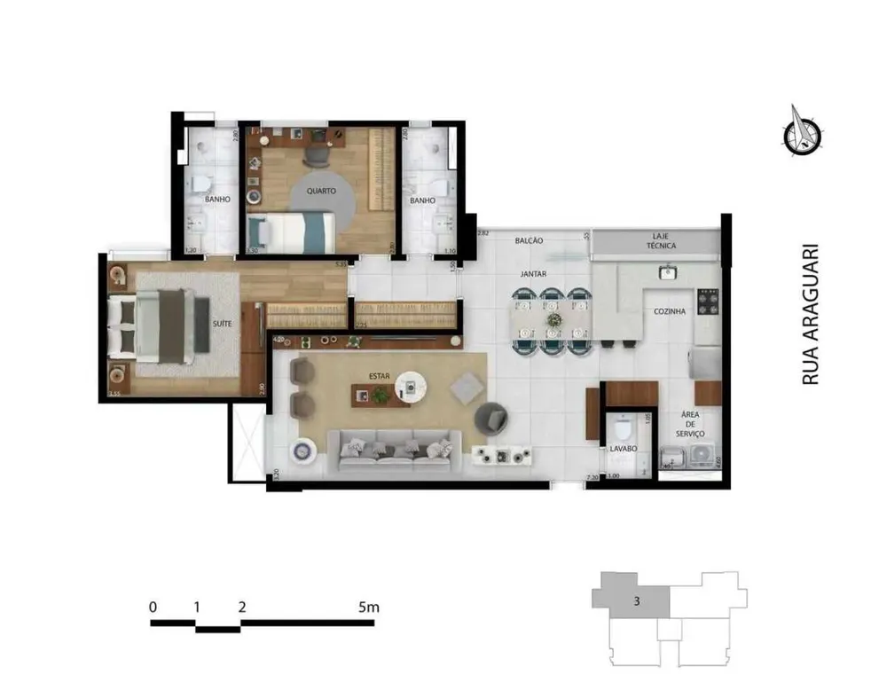 Apartamento, 3 quartos, 86 m² - Foto 8