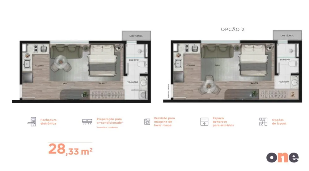 Apartamento, 1 quarto, 34 m² - Foto 9