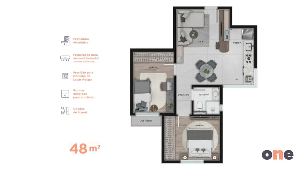 Apartamento, 1 quarto, 34 m² - Foto 11