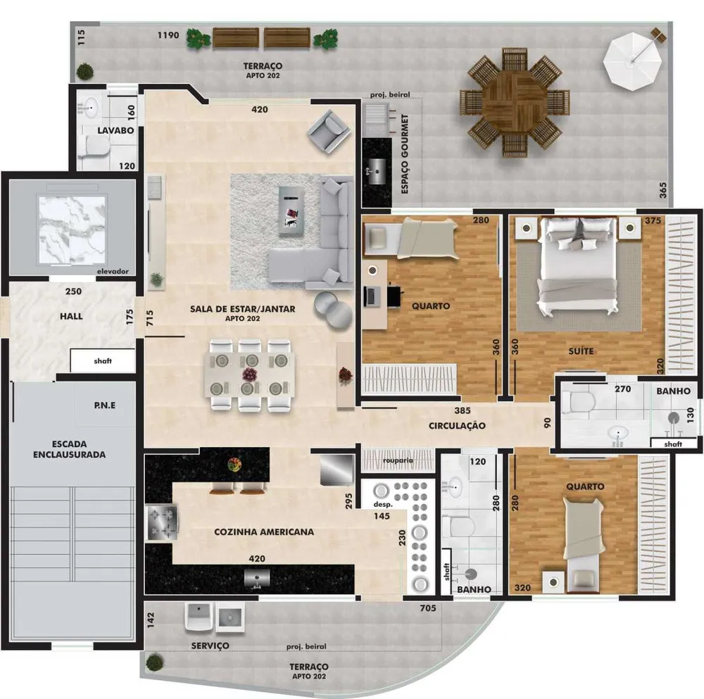 Apartamento, 3 quartos, 141 m² - Foto 5