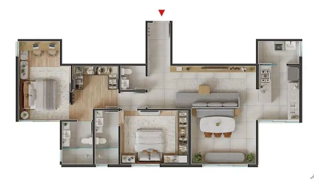 Apartamento, 2 quartos, 114 m² - Foto 1