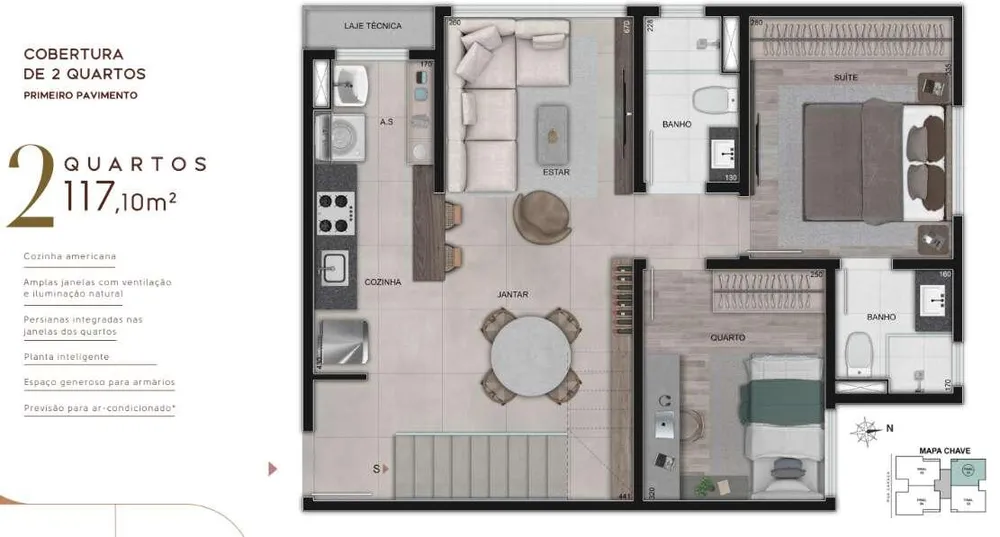 Apartamento, 2 quartos, 59 m² - Foto 9