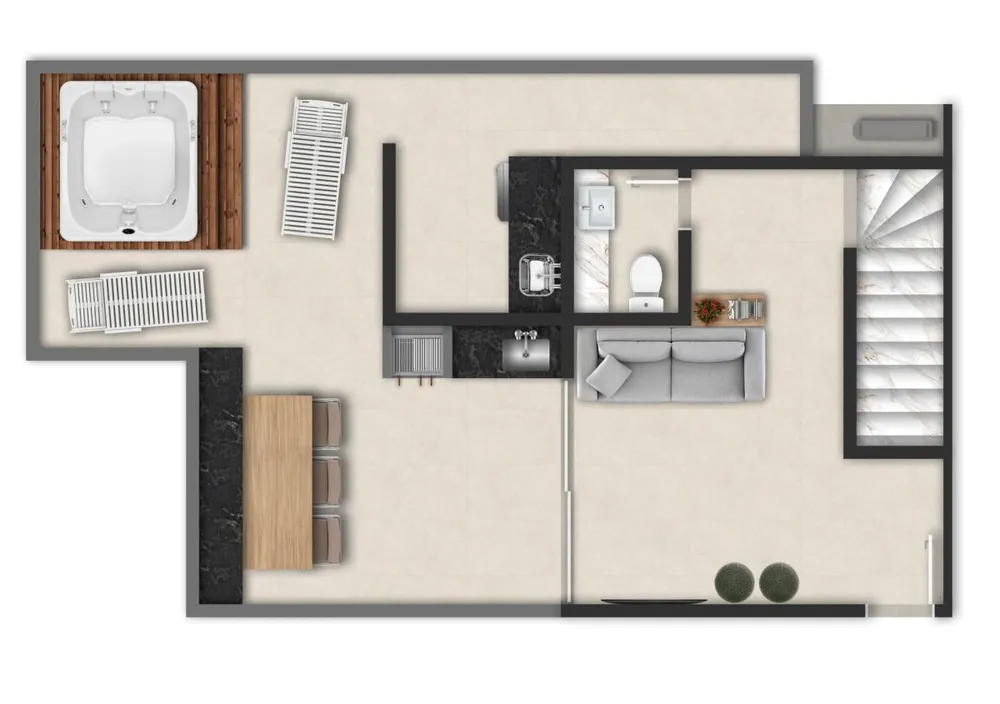 Cobertura, 2 quartos, 81 m² - Foto 12