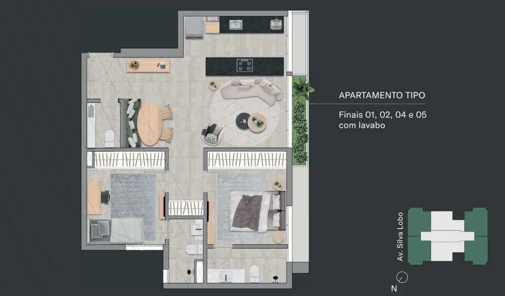 Apartamento, 2 quartos, 70 m² - Foto 6