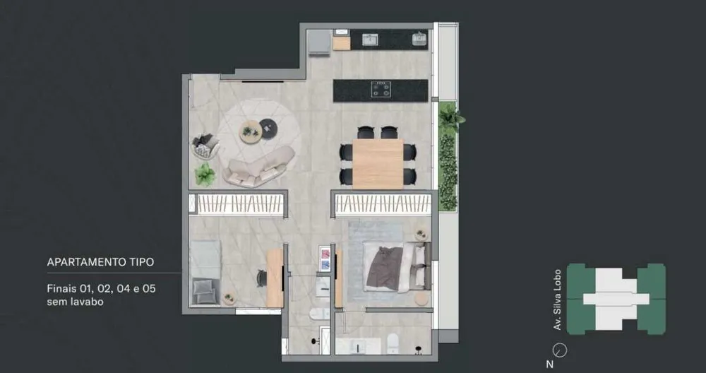 Apartamento, 2 quartos, 70 m² - Foto 5