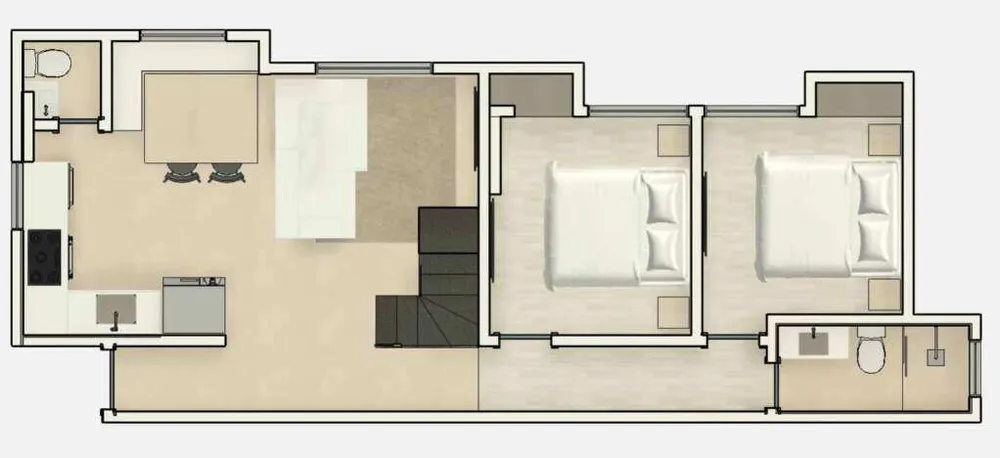 Cobertura, 3 quartos, 100 m² - Foto 12