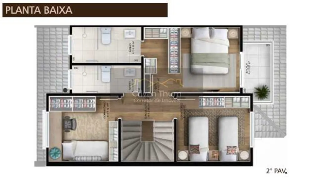 Casa de Condomínio, 3 quartos - Foto 8