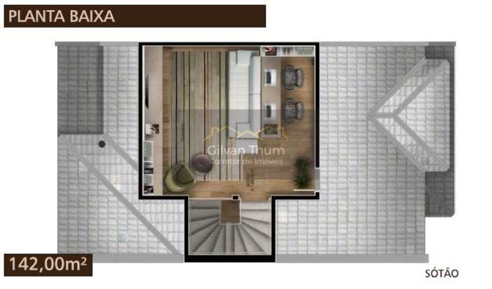 Casa de Condomínio, 3 quartos - Foto 1