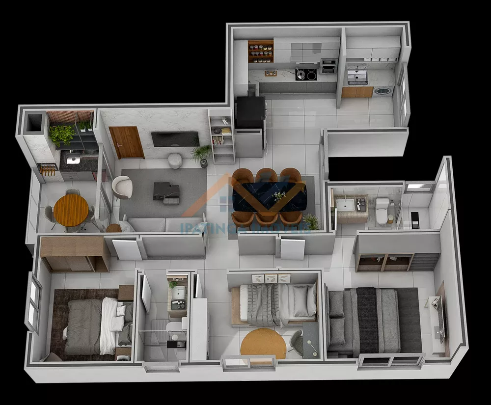 Apartamento, 3 quartos, 90 m² - Foto 5