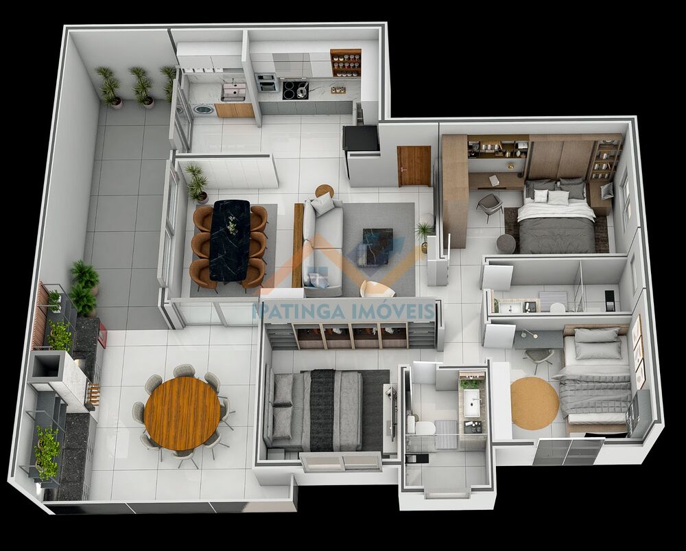 Apartamento, 3 quartos, 90 m² - Foto 3