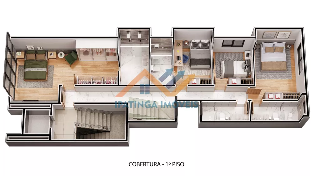 Cobertura à venda com 4 quartos, 215m² - Foto 2