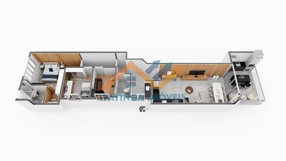 Apartamento, 3 quartos, 97 m² - Foto 3