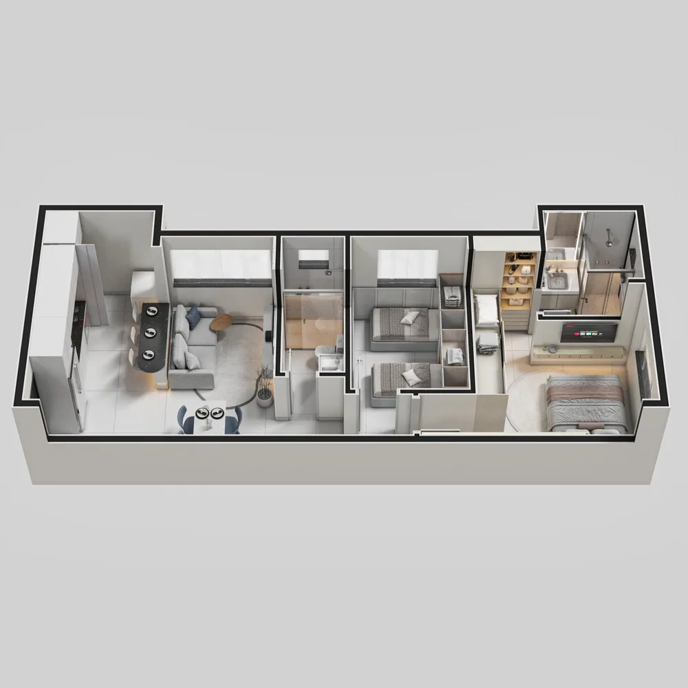 Apartamento, 2 quartos, 51 m² - Foto 6