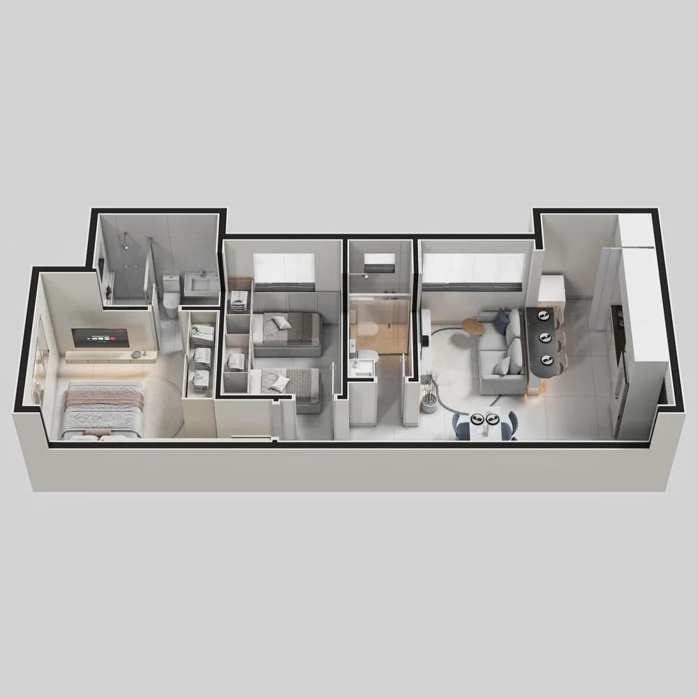 Apartamento, 2 quartos, 51 m² - Foto 5