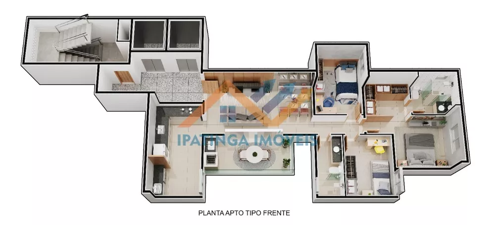 Apartamento, 3 quartos, 91 m² - Foto 6
