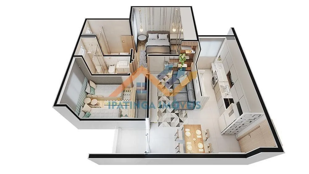 Apartamento, 2 quartos, 56 m² - Foto 4