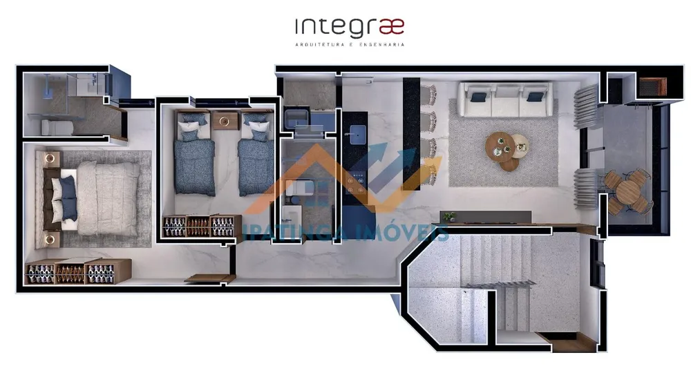 Apartamento, 2 quartos, 65 m² - Foto 2