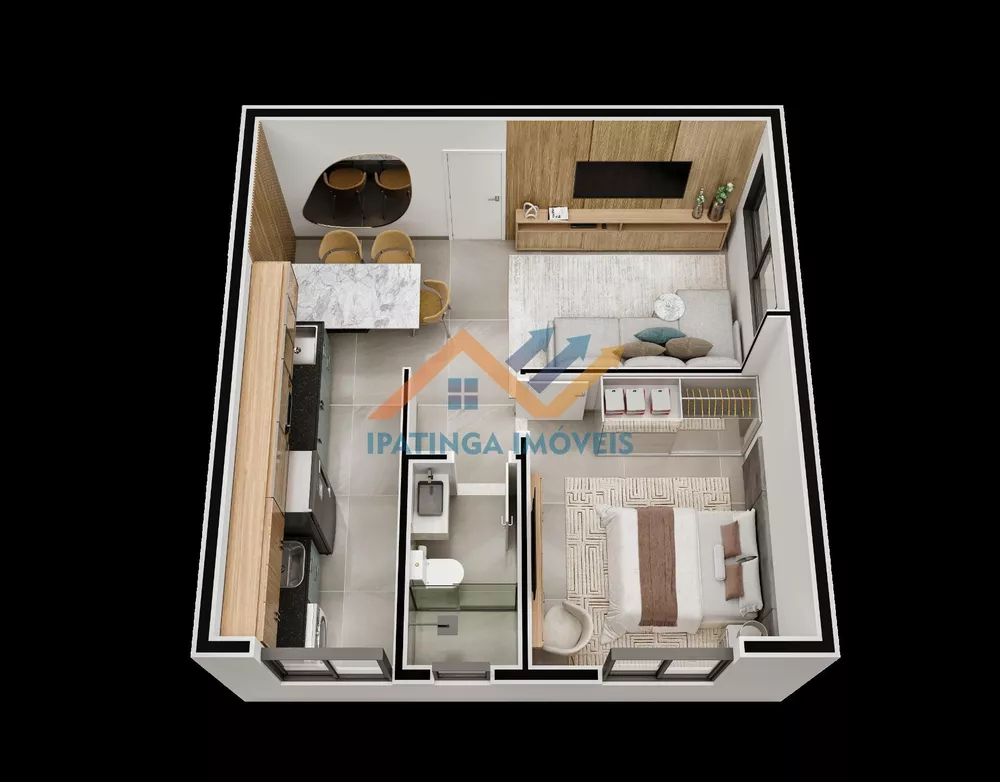 Kitnet-Studio, 38 m² - Foto 6