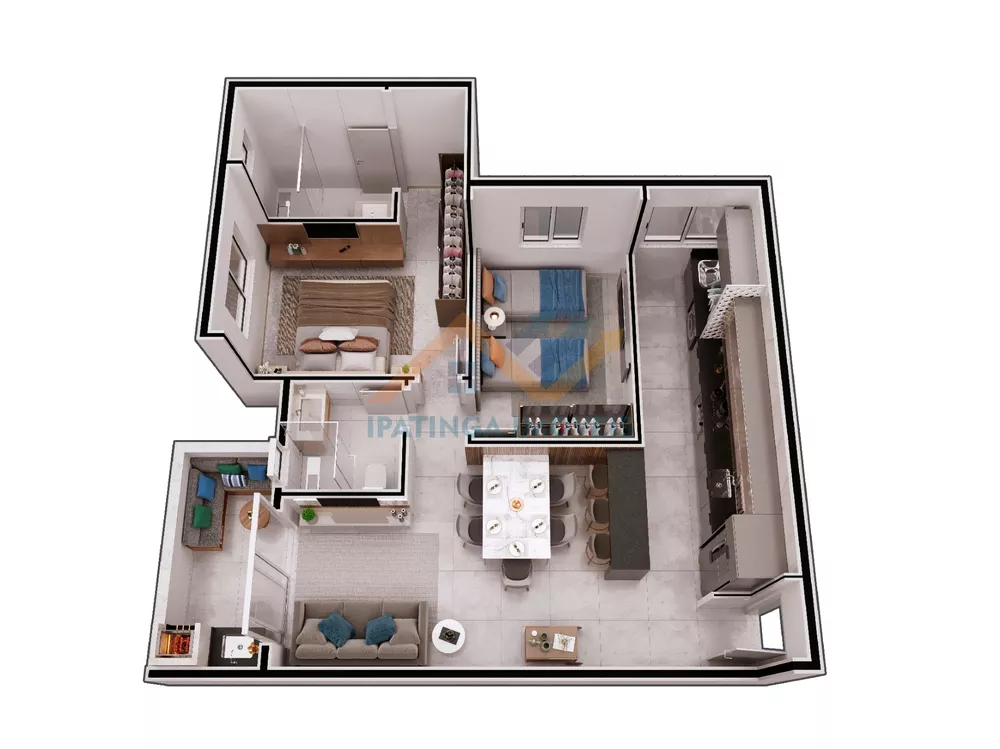 Apartamento, 3 quartos, 82 m² - Foto 2