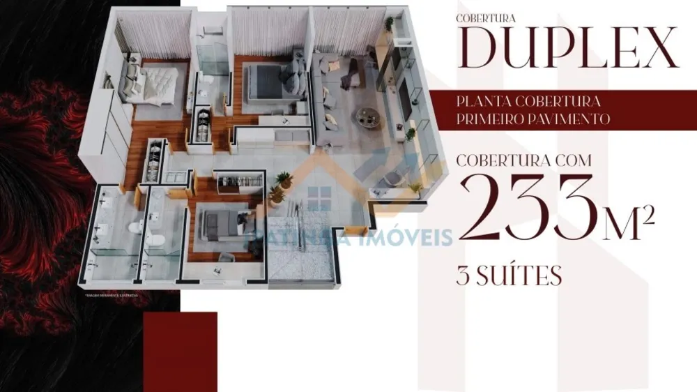 Cobertura, 3 quartos, 233 m² - Foto 10