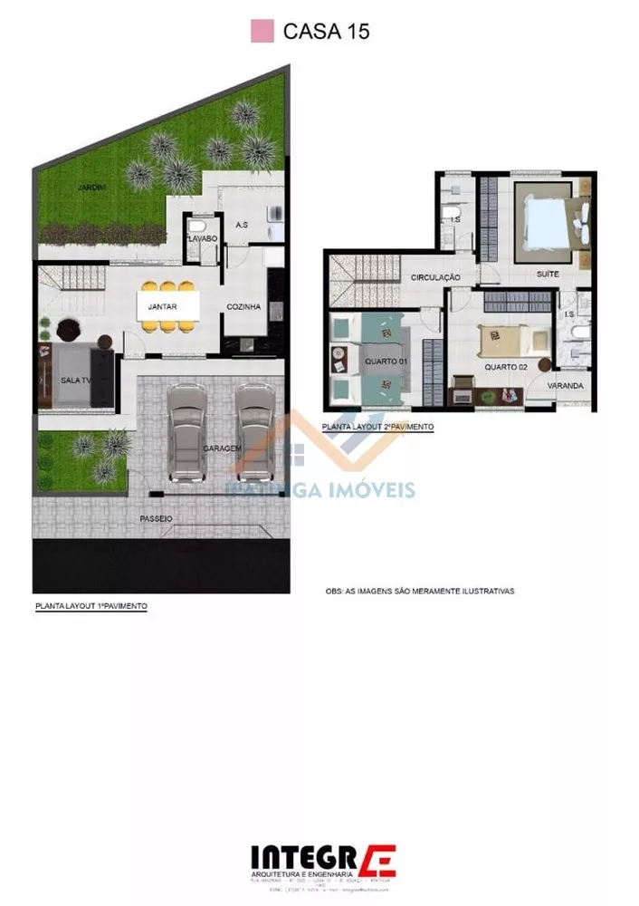 Casa à venda com 3 quartos, 130m² - Foto 2