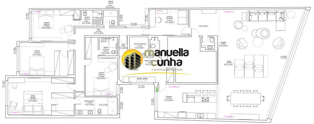 Apartamento, 4 quartos, 3302 m² - Foto 22