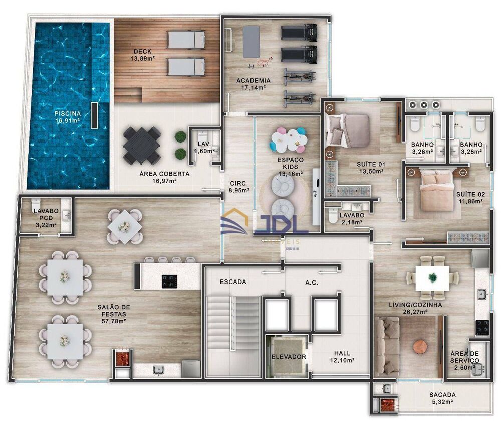 Apartamento, 2 quartos, 86 m² - Foto 4