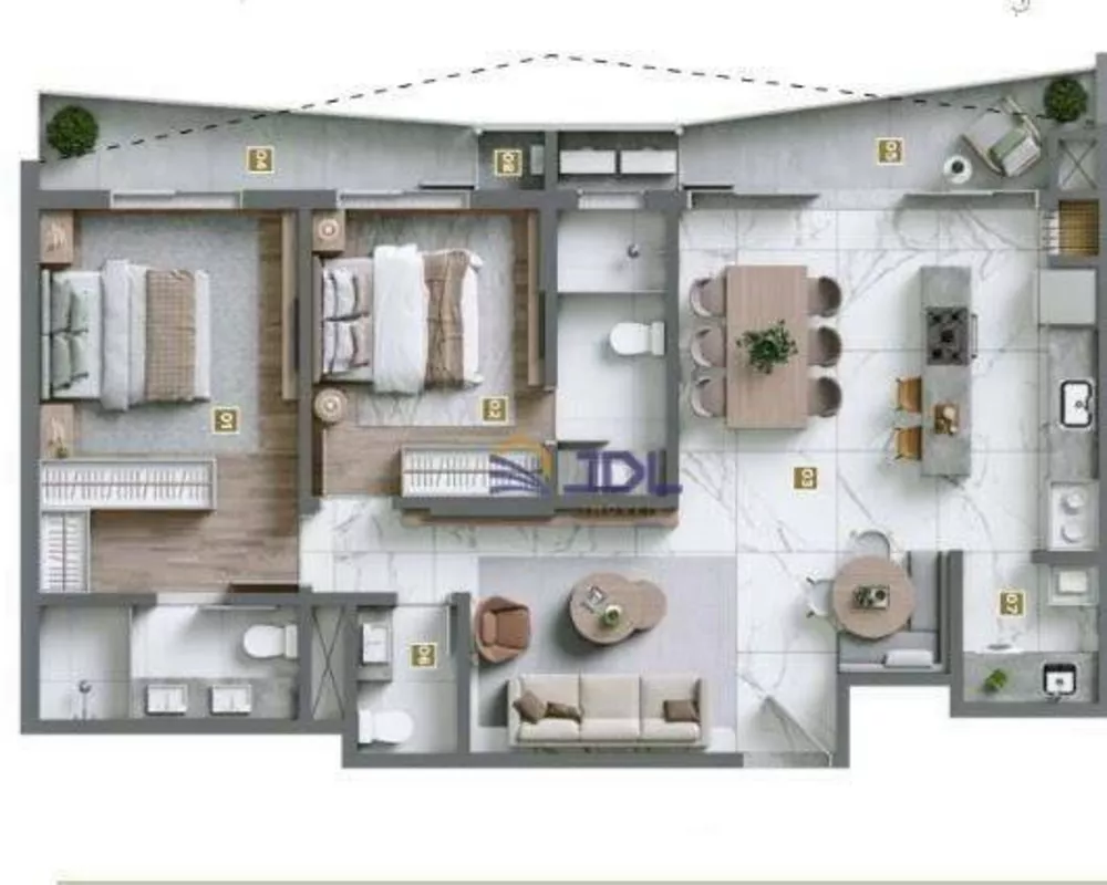 Apartamento, 2 quartos, 99 m² - Foto 4
