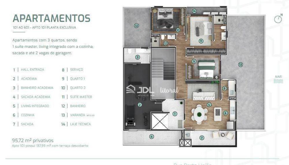 Apartamento, 3 quartos, 95 m² - Foto 4