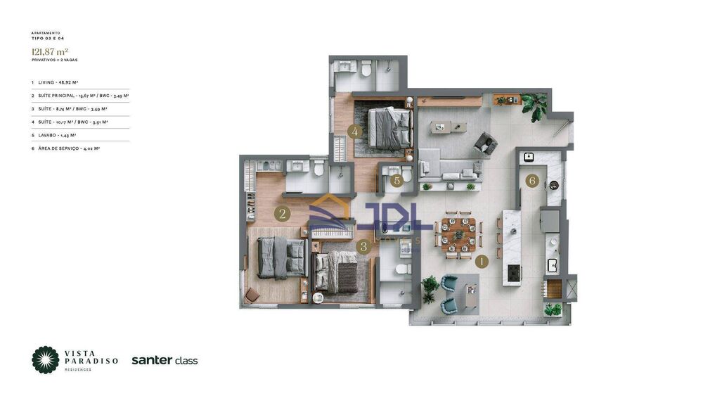 Apartamento, 3 quartos, 121 m² - Foto 11