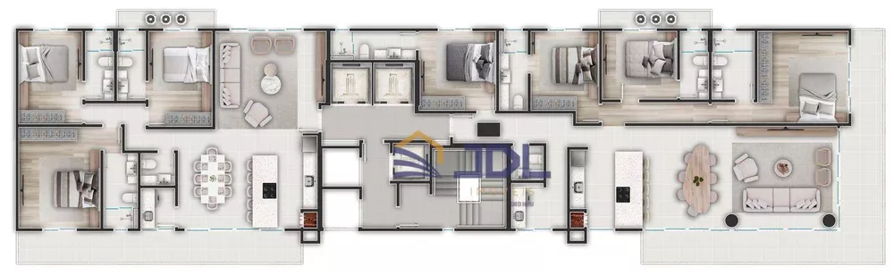 Apartamento, 4 quartos, 196 m² - Foto 1