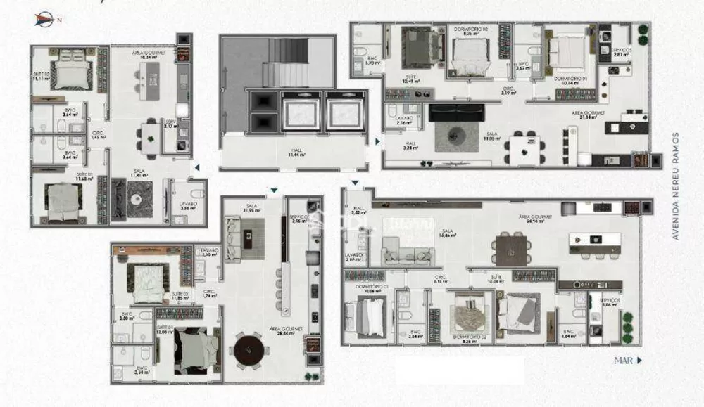 Apartamento, 2 quartos, 76 m² - Foto 3
