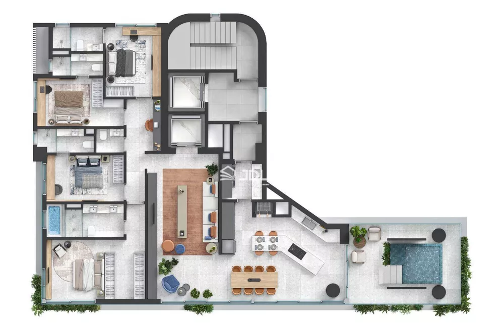 Apartamento, 4 quartos, 205 m² - Foto 4