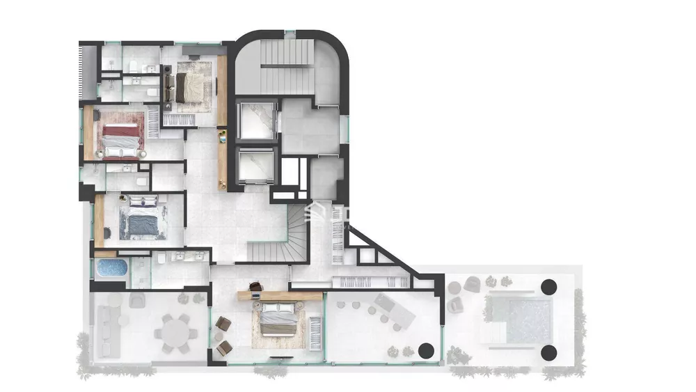 Apartamento, 4 quartos, 205 m² - Foto 3
