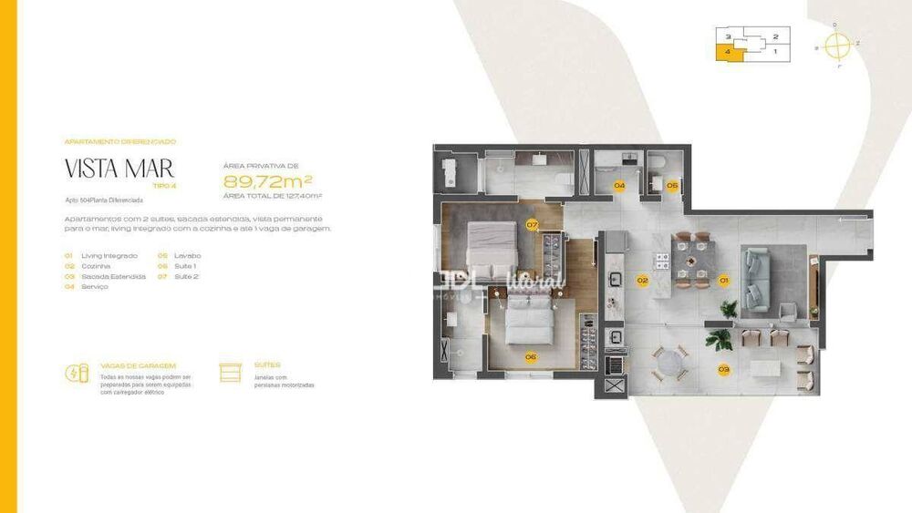 Apartamento, 2 quartos, 83 m² - Foto 13