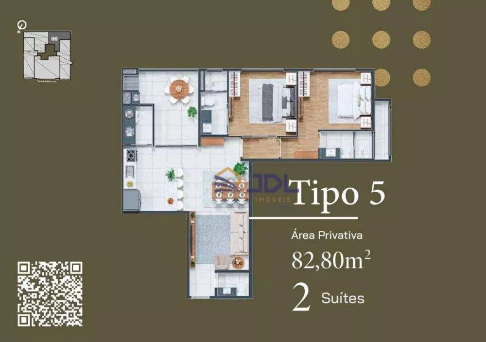 Apartamento, 2 quartos, 82 m² - Foto 5