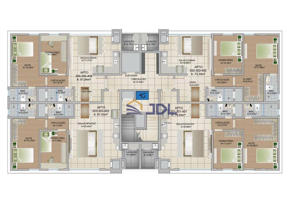 Apartamento à venda com 3 quartos, 120m² - Foto 3