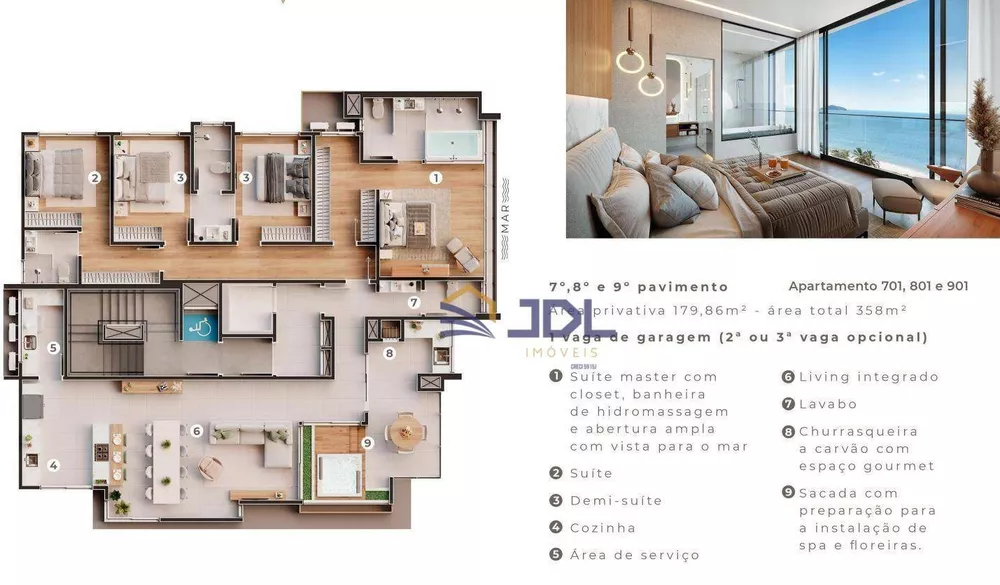 Apartamento, 3 quartos, 135 m² - Foto 1