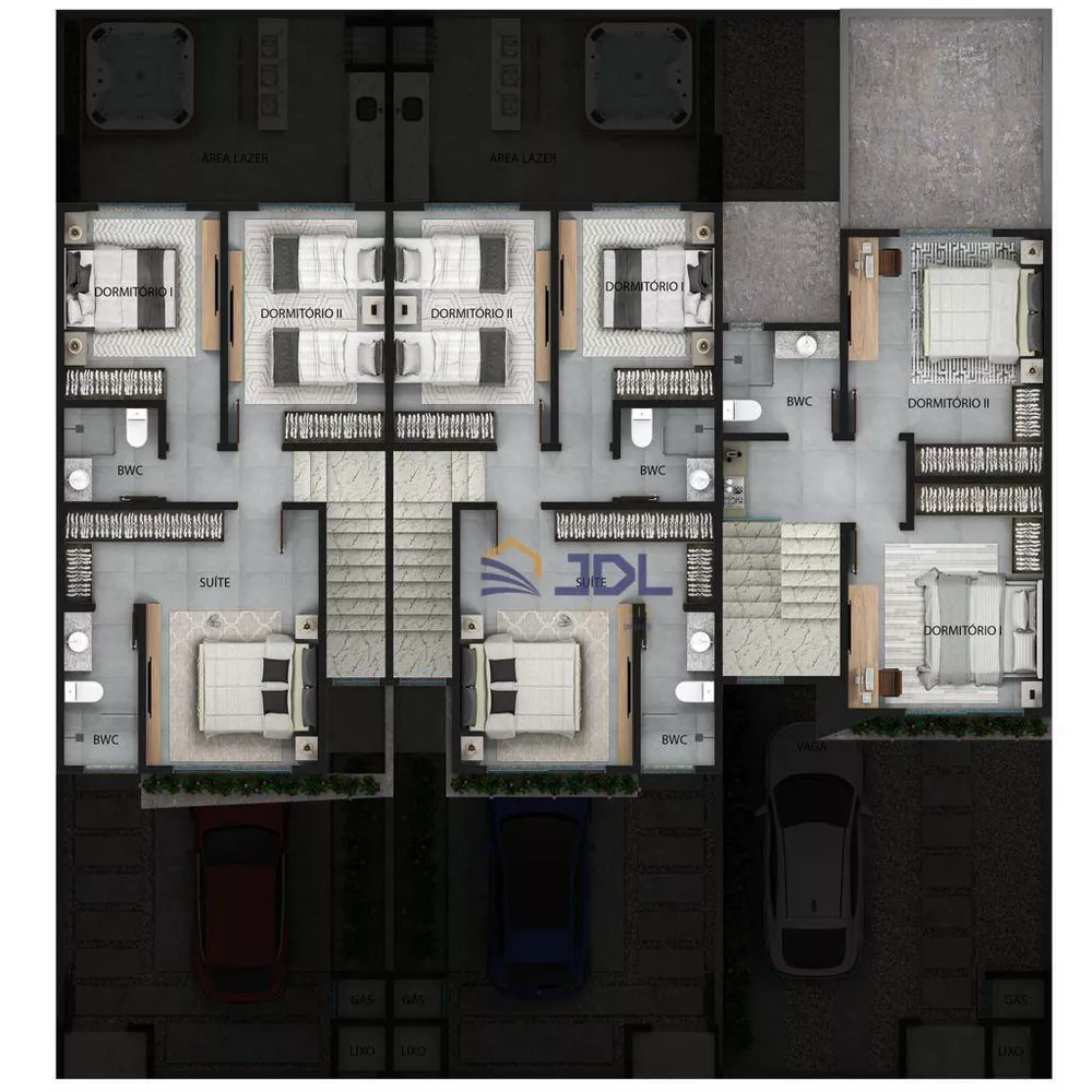 Casa de Condomínio, 3 quartos - Foto 1