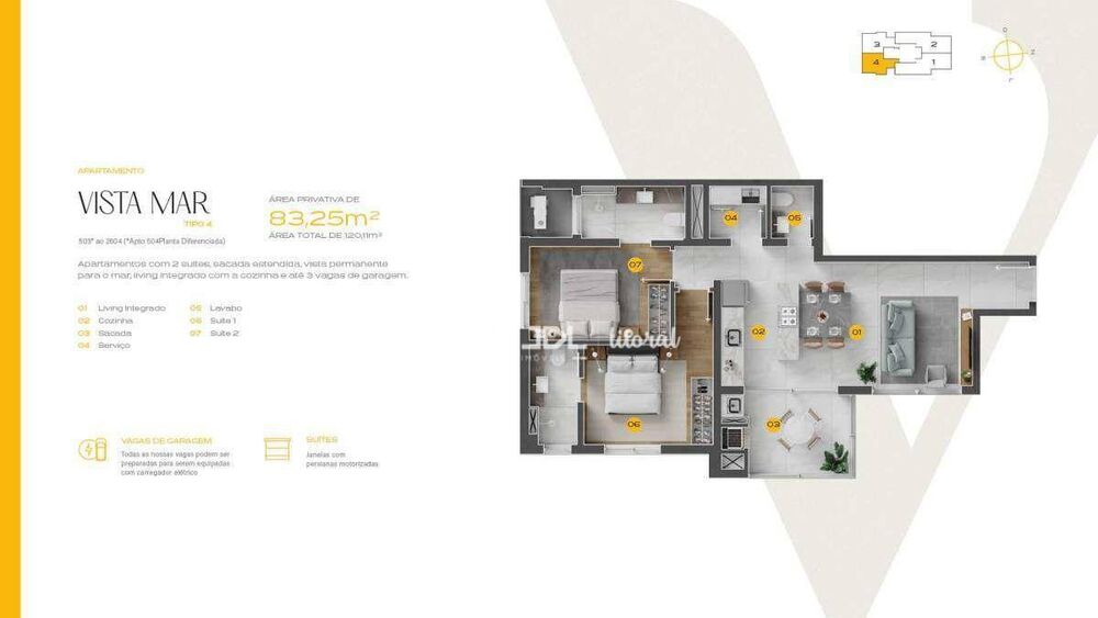 Apartamento, 2 quartos, 83 m² - Foto 21