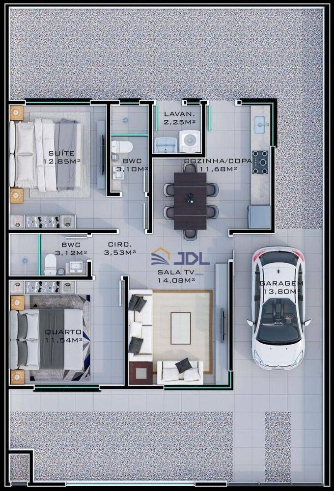 Casa, 2 quartos, 92 m² - Foto 7