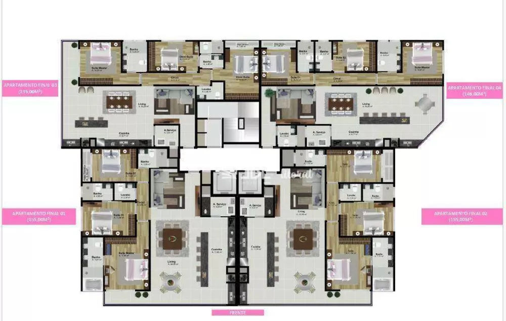 Apartamento, 3 quartos, 155 m² - Foto 4