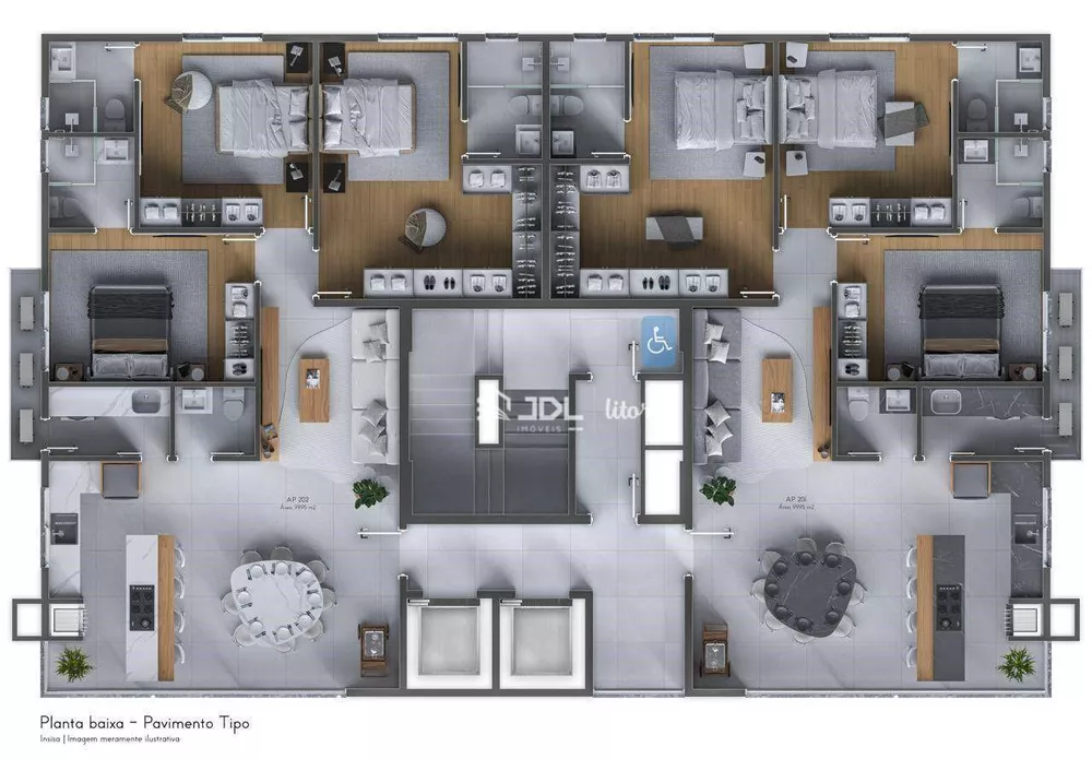 Apartamento, 3 quartos, 99 m² - Foto 3