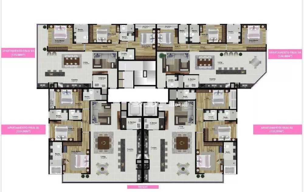 Apartamento, 3 quartos, 146 m² - Foto 4