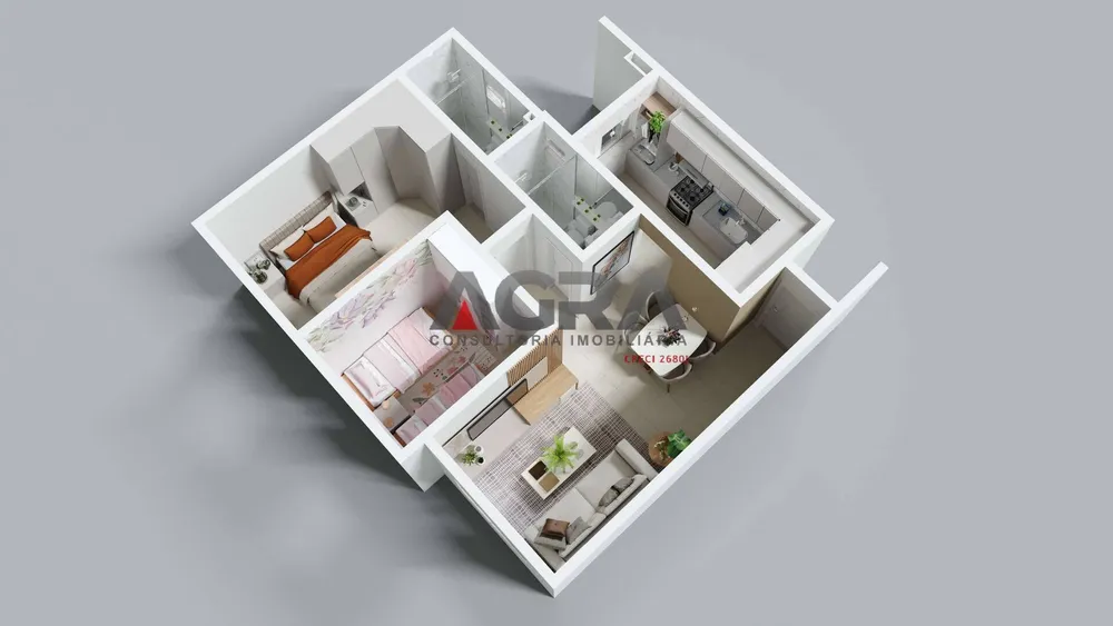 Apartamento, 2 quartos, 45 m² - Foto 9