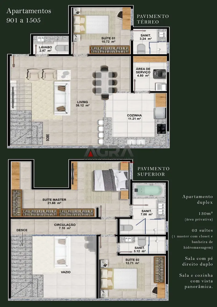Apartamento, 3 quartos, 130 m² - Foto 9