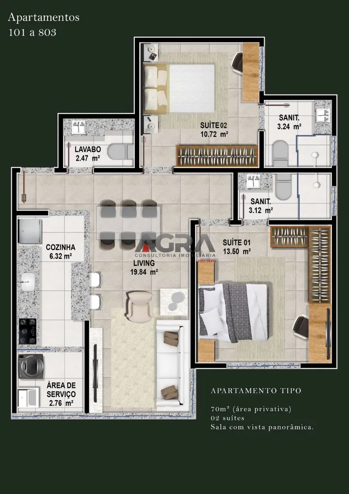 Apartamento, 3 quartos, 130 m² - Foto 7