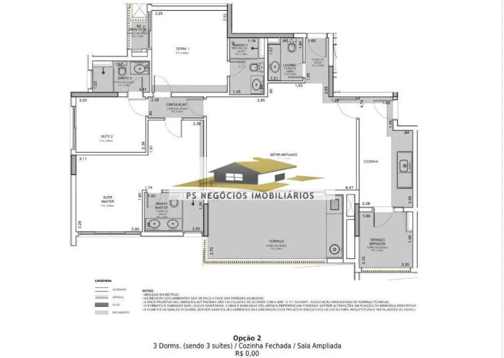 Apartamento, 3 quartos, 131 m² - Foto 1