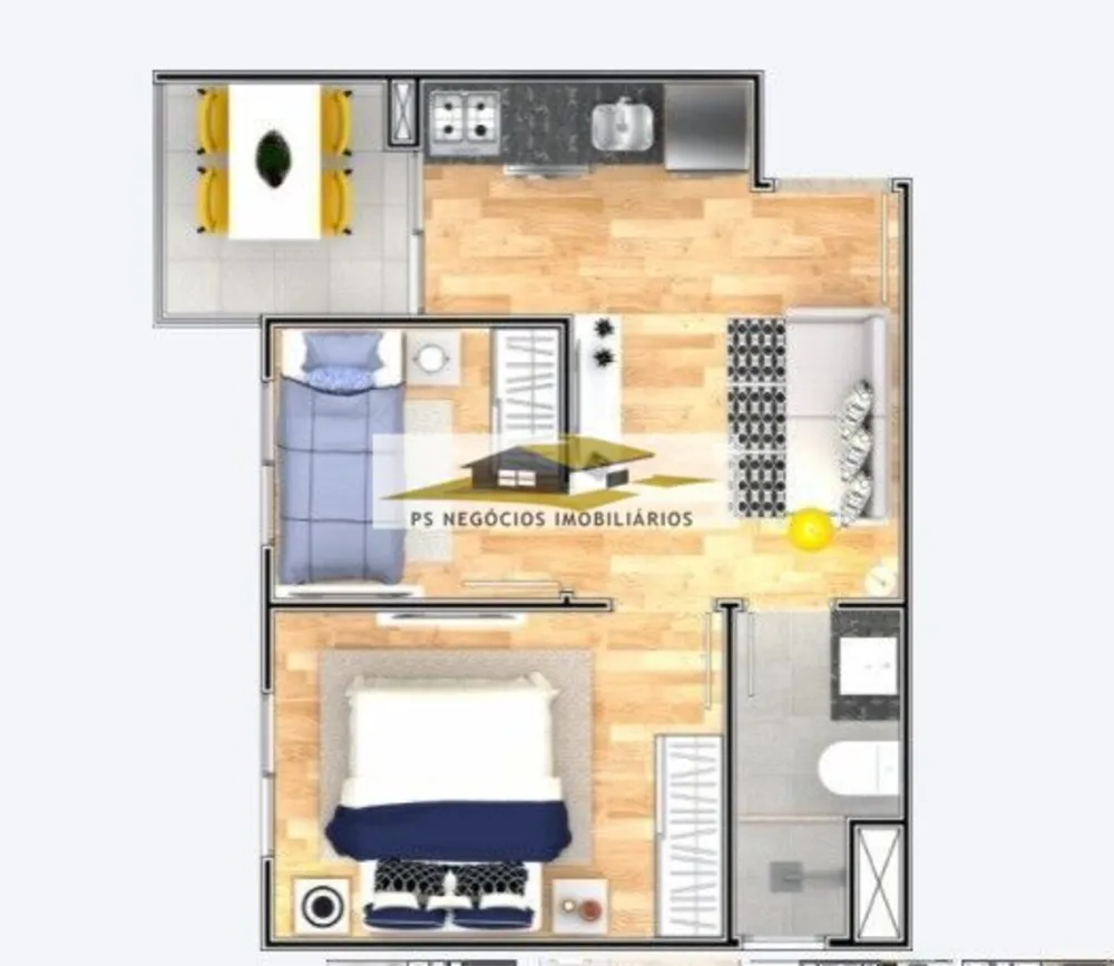 Apartamento, 2 quartos, 32 m² - Foto 7