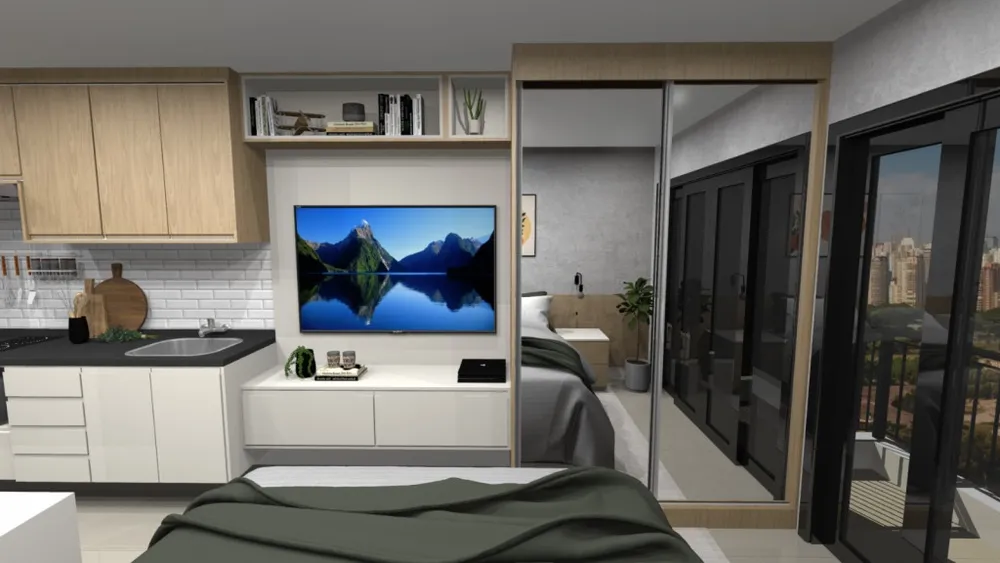 Apartamento, 27 m² - Foto 1